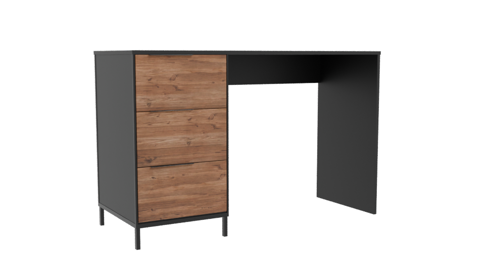 Stylish Modern Desk 3D Model - Professional 3D Model Render 10