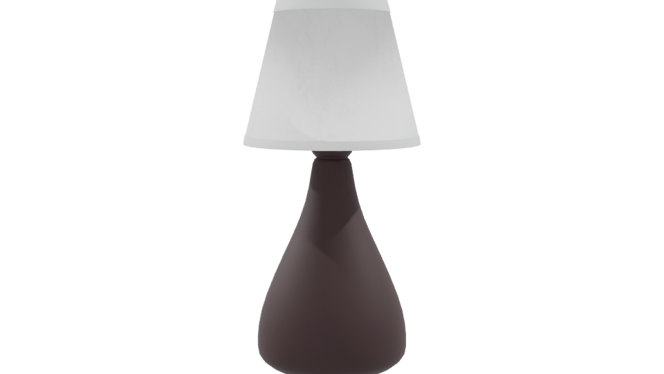 Stylish Modern Table Lamp 3D - Professional 3D Model Render 9