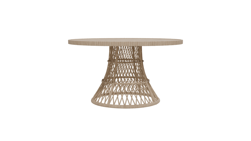 Stylish Round Dining Table 3D - Professional 3D Model Render 12