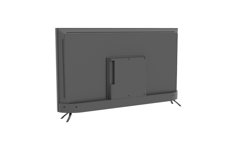 Sleek Modern Television Model - Professional 3D Model Render 4