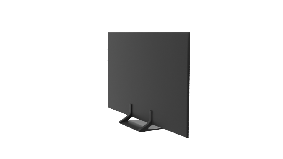 Sleek Modern Television Model - Professional 3D Model Render 7