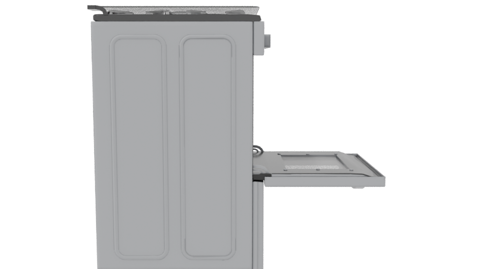 Realistic Kitchen Stove Model - Professional 3D Model Render 8