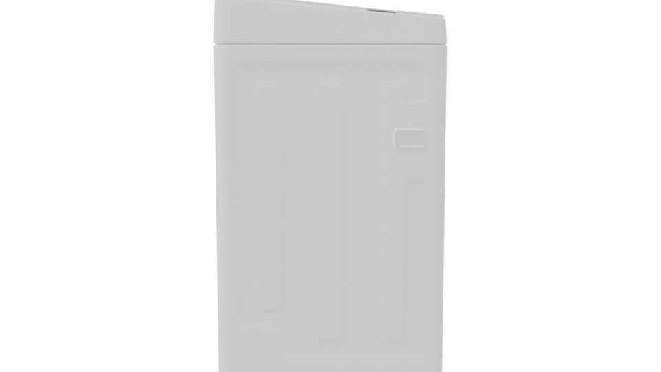 Compact Top-Load Washing Machine 3D - Professional 3D Model Render 8