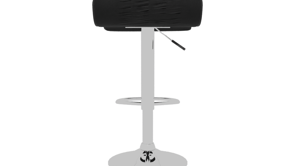 Sleek Modern Bar Stool 3D - Professional 3D Model Render 5