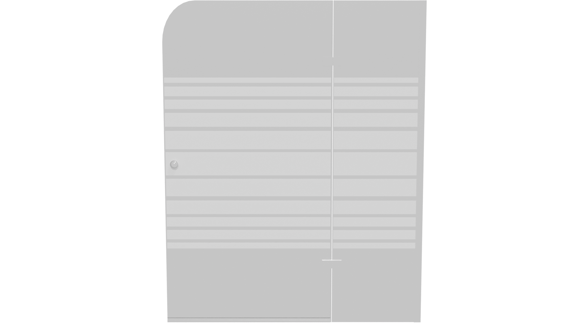 Modern Shower Screen 3D Model - Professional 3D Model Render 5