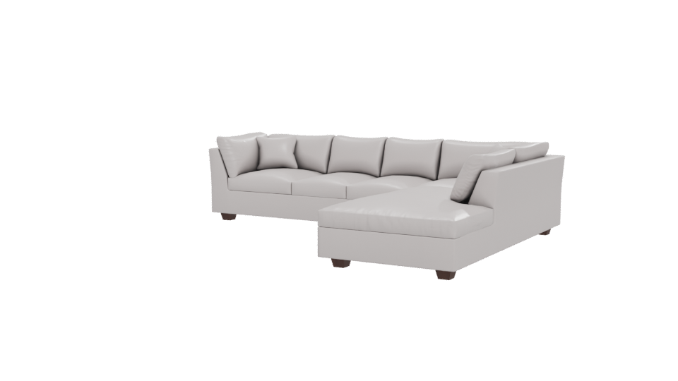 Stylish Modular Sofa 3D Model - Professional 3D Model Render 12