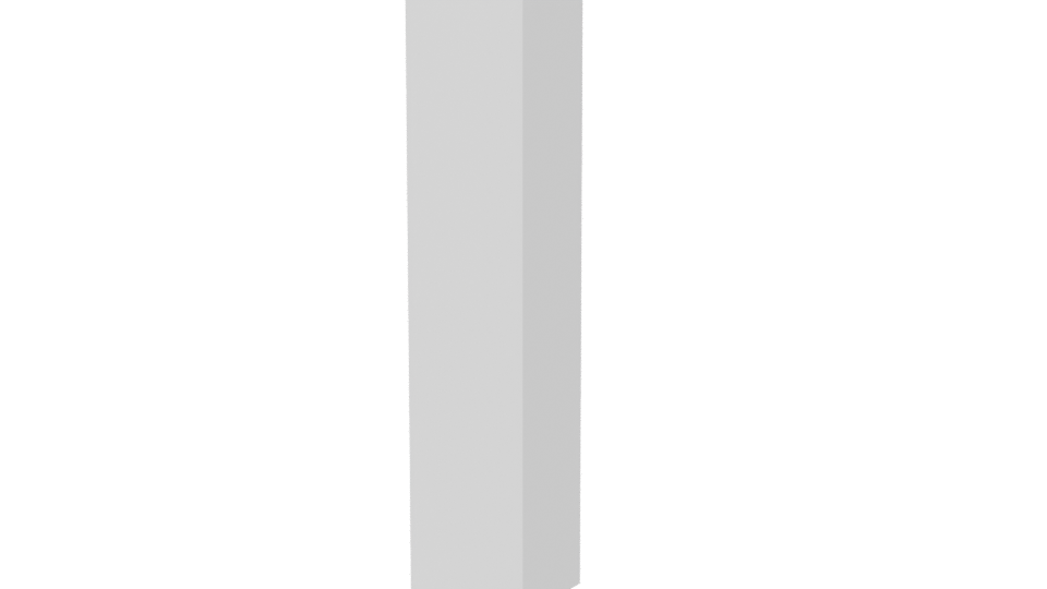 Minimalist Tall Storage Cabinet 3D - Professional 3D Model Render 6