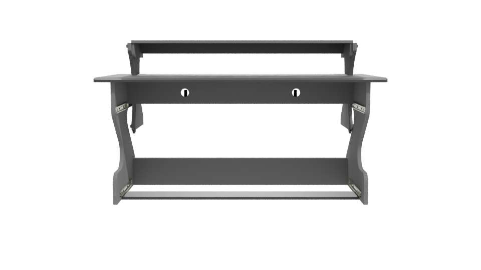 Sleek Modern Office Desk 3D Model - Professional 3D Model Render 11