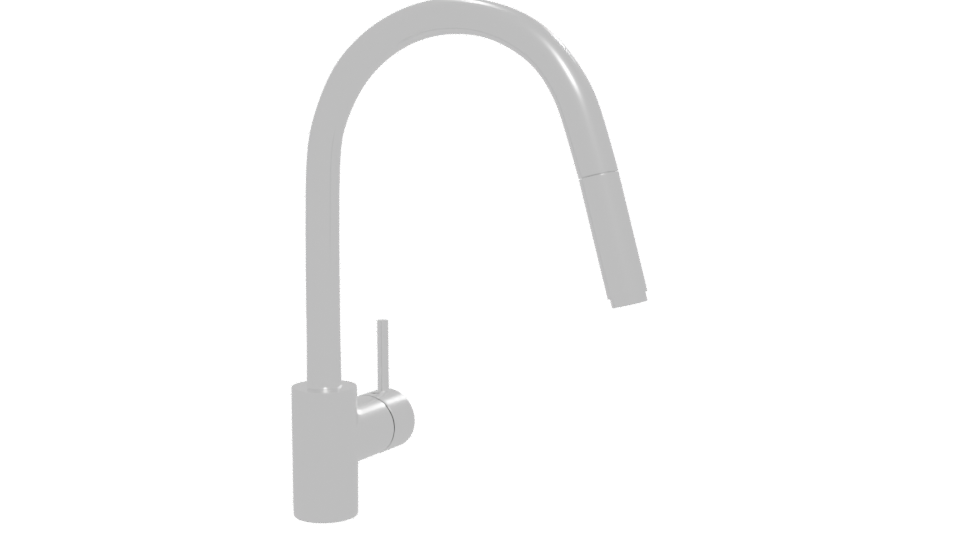 Modern Kitchen Faucet 3D Model - Professional 3D Model Render 12