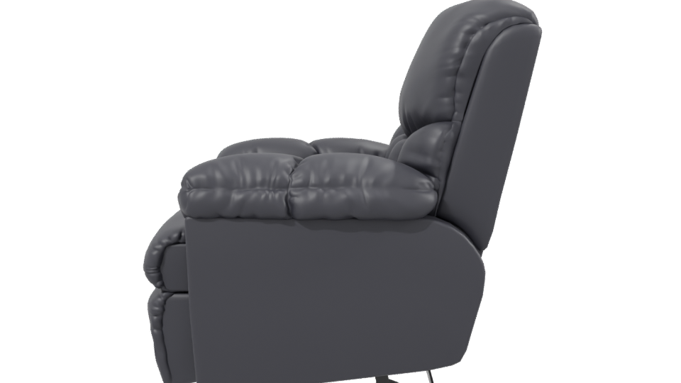 Comfortable Recliner Armchair 3D Model - Professional 3D Model Render 2