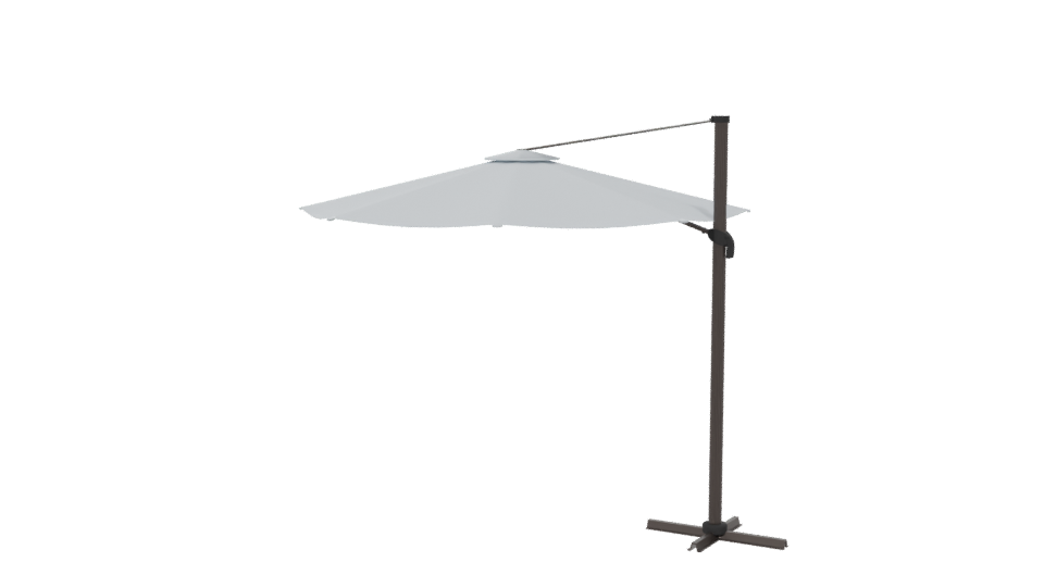 Stylish Outdoor Umbrella Model - Professional 3D Model Render 6