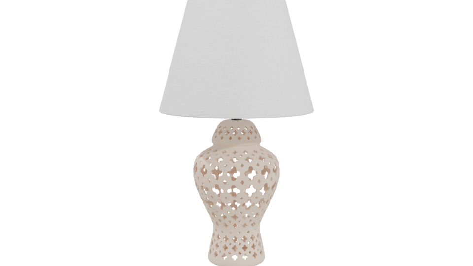 Elegant Table Lamp 3D Model - Professional 3D Model Render 4