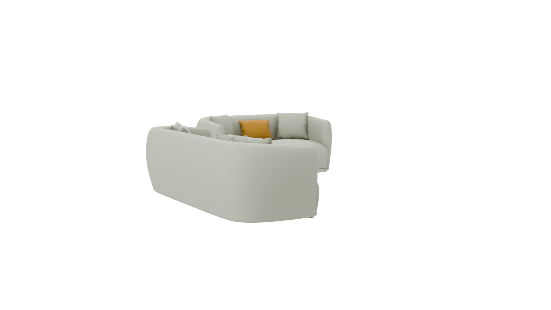 Stylish Modern Sofa Set 3D - Professional 3D Model Render 7