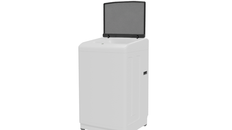 Modern Household Washing Machine 3D - Professional 3D Model Render 12