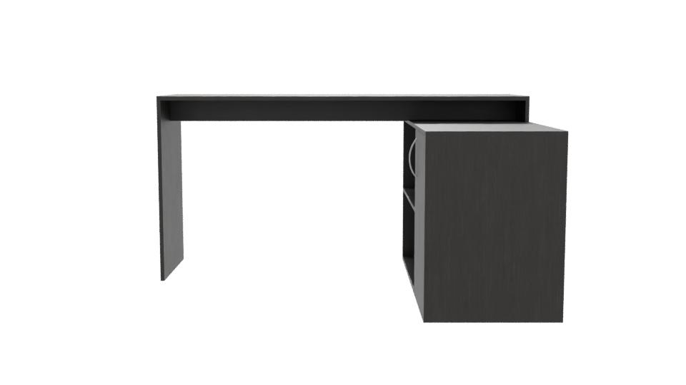 Minimalist Office Desk 3D Model - Professional 3D Model Render 11