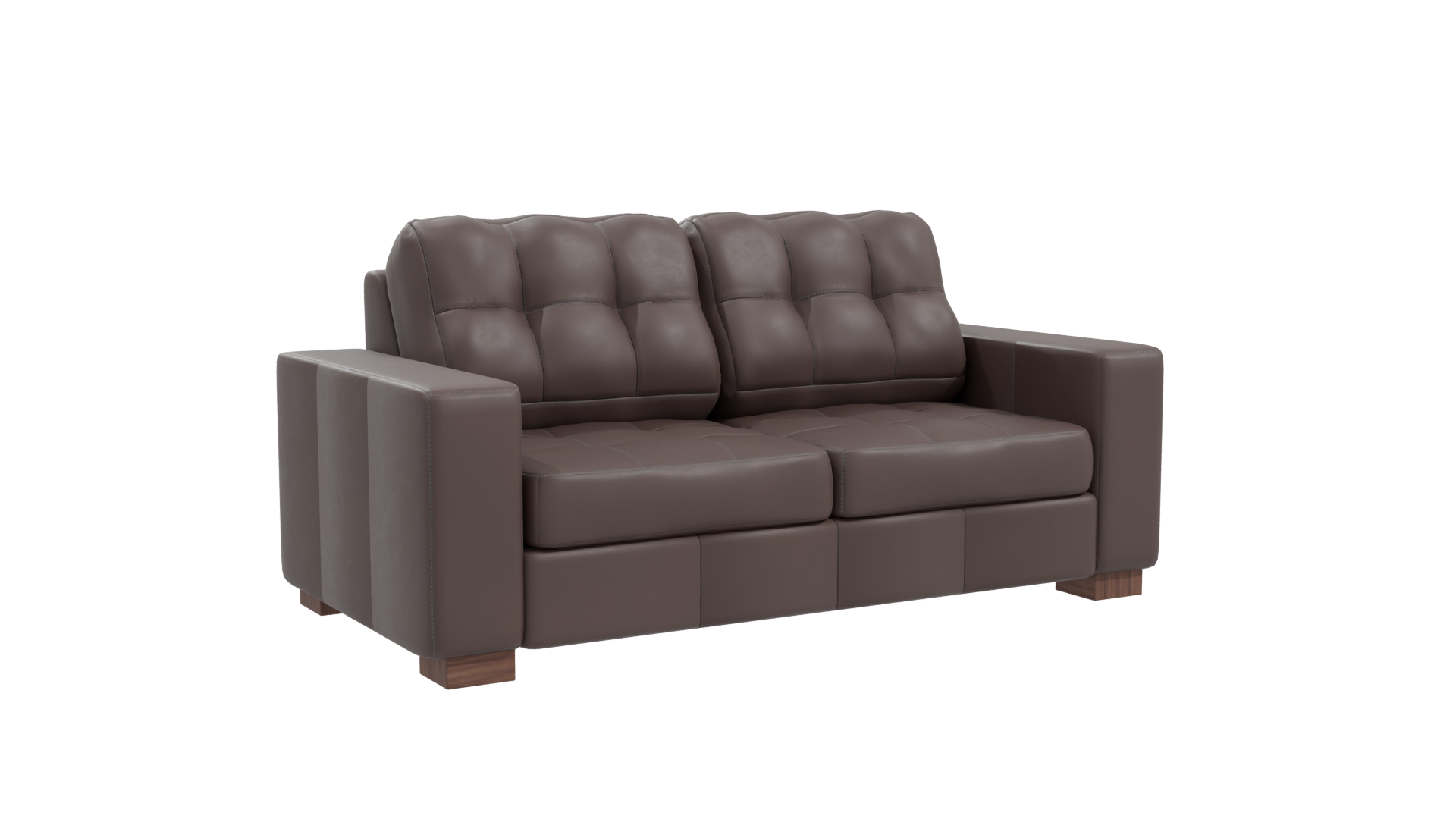 Stylish Brown Sofa 3D Model - Professional 3D Model Render 10