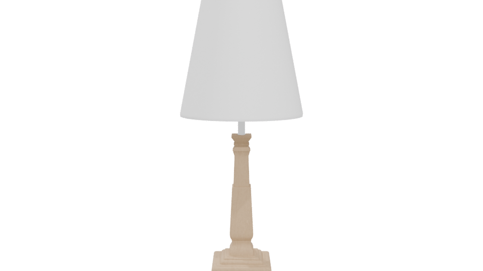 Elegant Table Lamp 3D Model - Professional 3D Model Render 5