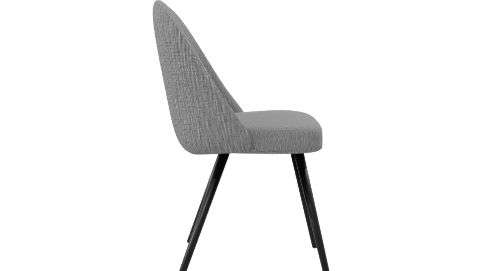 Stylish Fabric Dining Chair 3D - Professional 3D Model Render 8