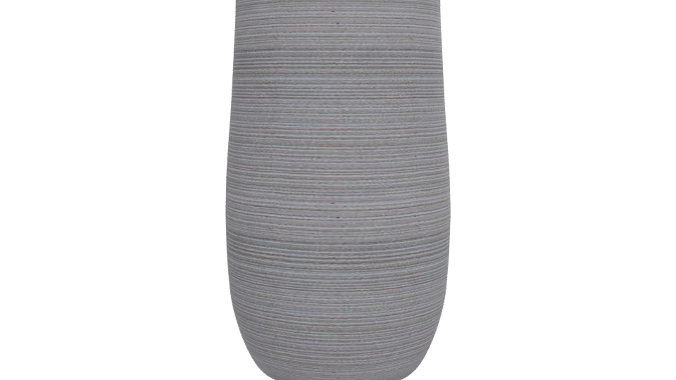 Tall Taupe Fiber Planter 3D - Professional 3D Model Render 12