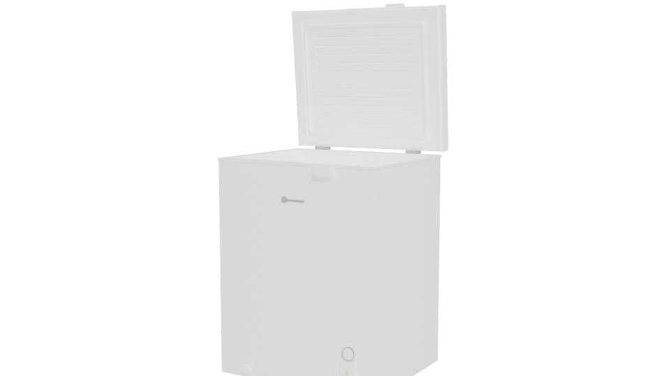 Compact Chest Freezer 3D Model - Professional 3D Model Render 12