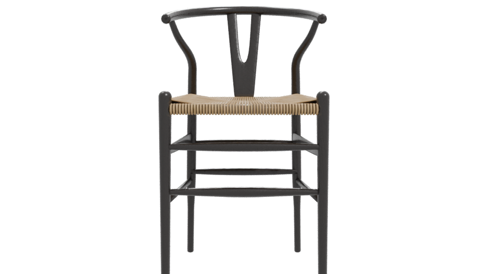 Stylish Wooden Chair Model - Professional 3D Model Render 11