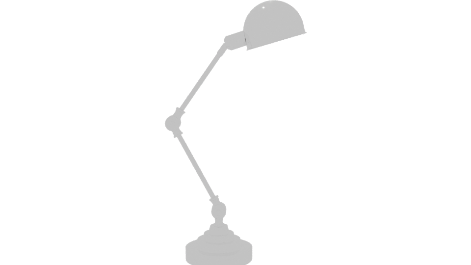 Sleek Metal Table Lamp 3D Model - Professional 3D Model Render 11