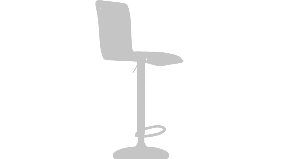 Stylish Bar Stool 3D Model - Professional 3D Model Render 9