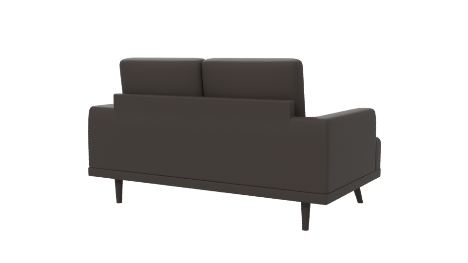 Modern Dark Gray Sofa 3D - Professional 3D Model Render 6