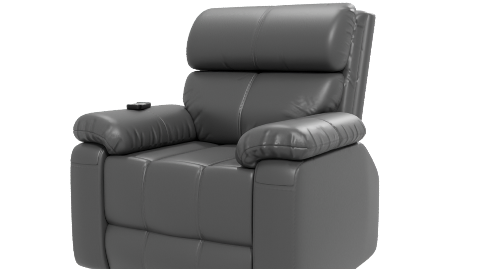 Stylish Modern Recliner Chair 3D - Professional 3D Model Render 12