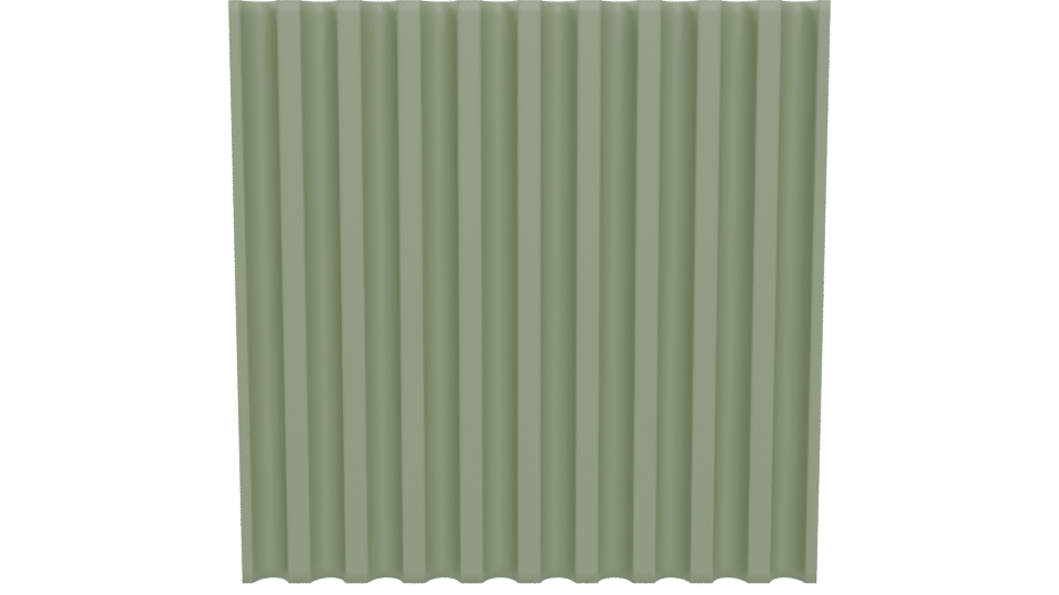 Vertical Corrugated Panel Model - Professional 3D Model Render 5