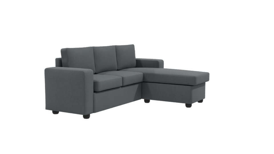 Stylish Sectional Couch 3D Model - Professional 3D Model Render 9