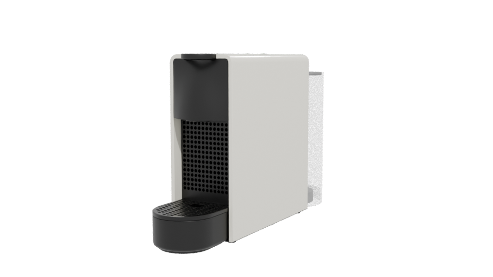 Compact Modern Coffee Maker 3D - Professional 3D Model Render 12