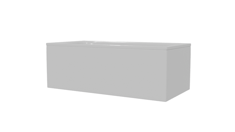 Sleek Modern Freestanding Bathtub - Professional 3D Model Render 6