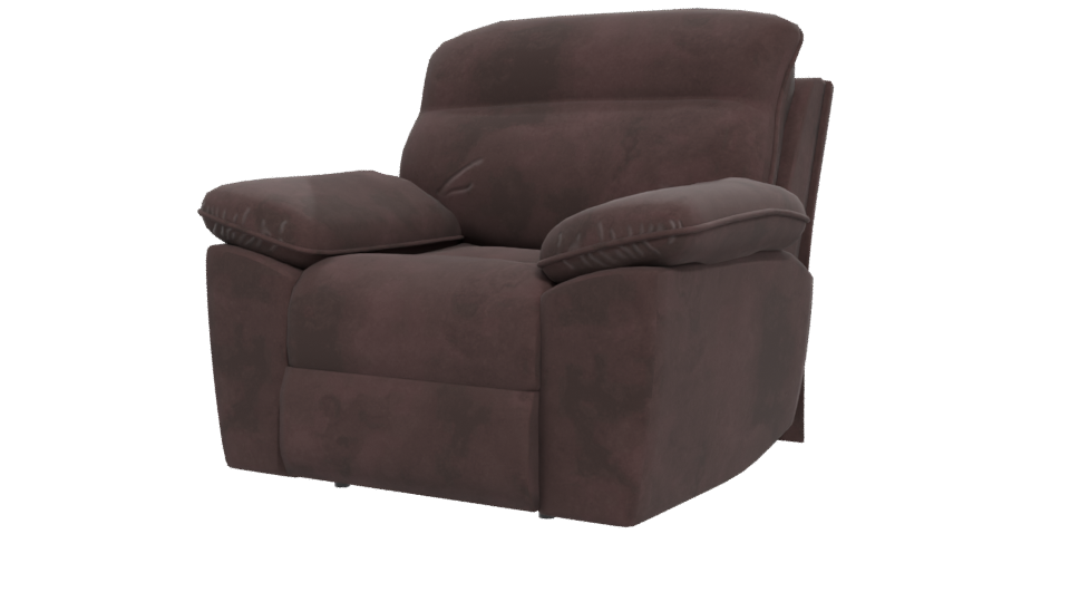 Stylish Contemporary Recliner Armchair 3D Model - Professional 3D Model Render 12