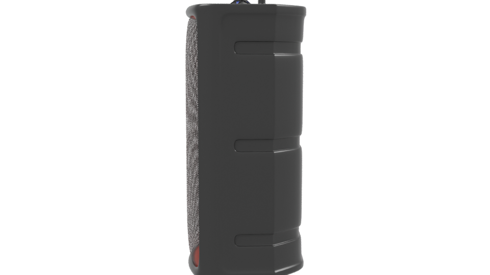 Vibrant Double Speaker 3D Model - Professional 3D Model Render 2