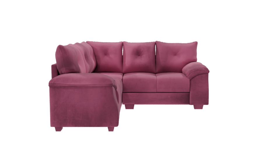 Stylish Pink Couch 3D Model - Professional 3D Model Render 8