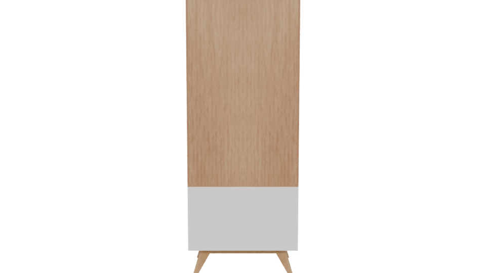 Contemporary Glass Display Cabinet - Professional 3D Model Render 5