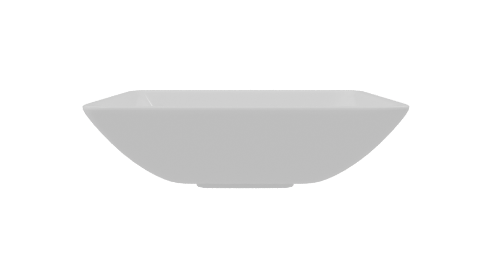 Sleek Ceramic Serving Bowl 3D - Professional 3D Model Render 8