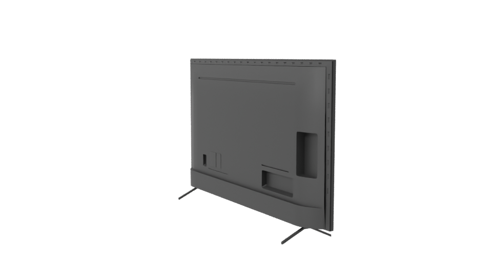 Sleek Flat Screen TV Model - Professional 3D Model Render 7