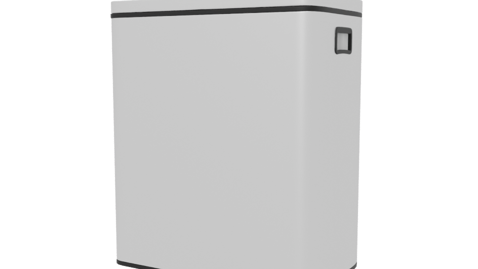 Modern Household Trash Bin 3D - Professional 3D Model Render 6