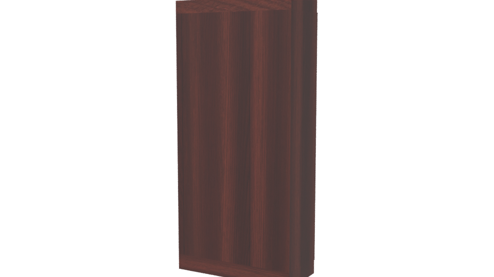 Stylish Wooden Storage Cabinet 3D Model - Professional 3D Model Render 6