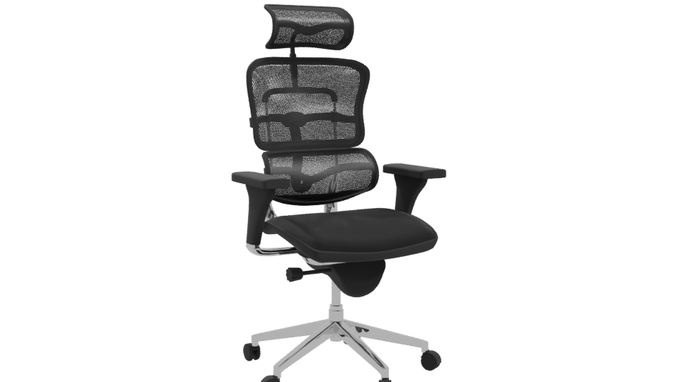 Ergonomic Modern Office Chair 3D Model - Professional 3D Model Render 10