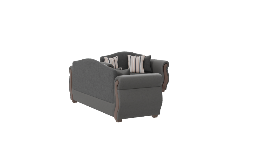 Elegant Fabric Sofa 3D Model - Professional 3D Model Render 7
