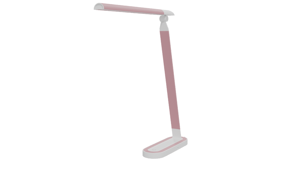 Pink LED Desk Lamp 3D Model - Professional 3D Model Render 12