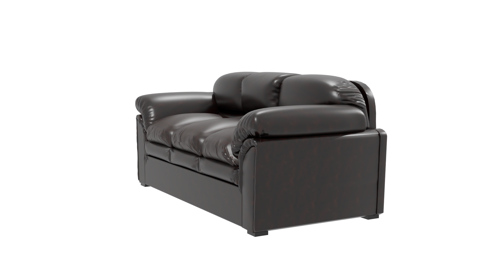 Luxurious Leather Sofa 3D Model - Professional 3D Model Render 13