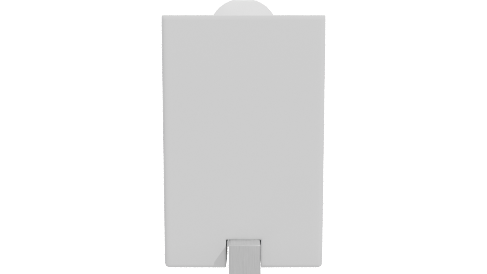 Minimalist White Paper Towel Dispenser 3D Model - Professional 3D Model Render 11