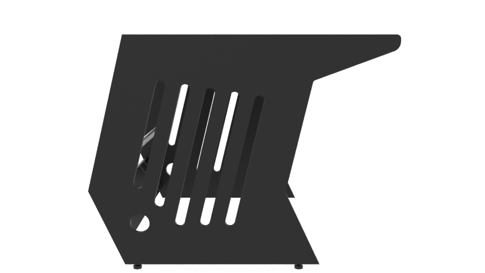 Sleek Modern Office Desk 3D - Professional 3D Model Render 8