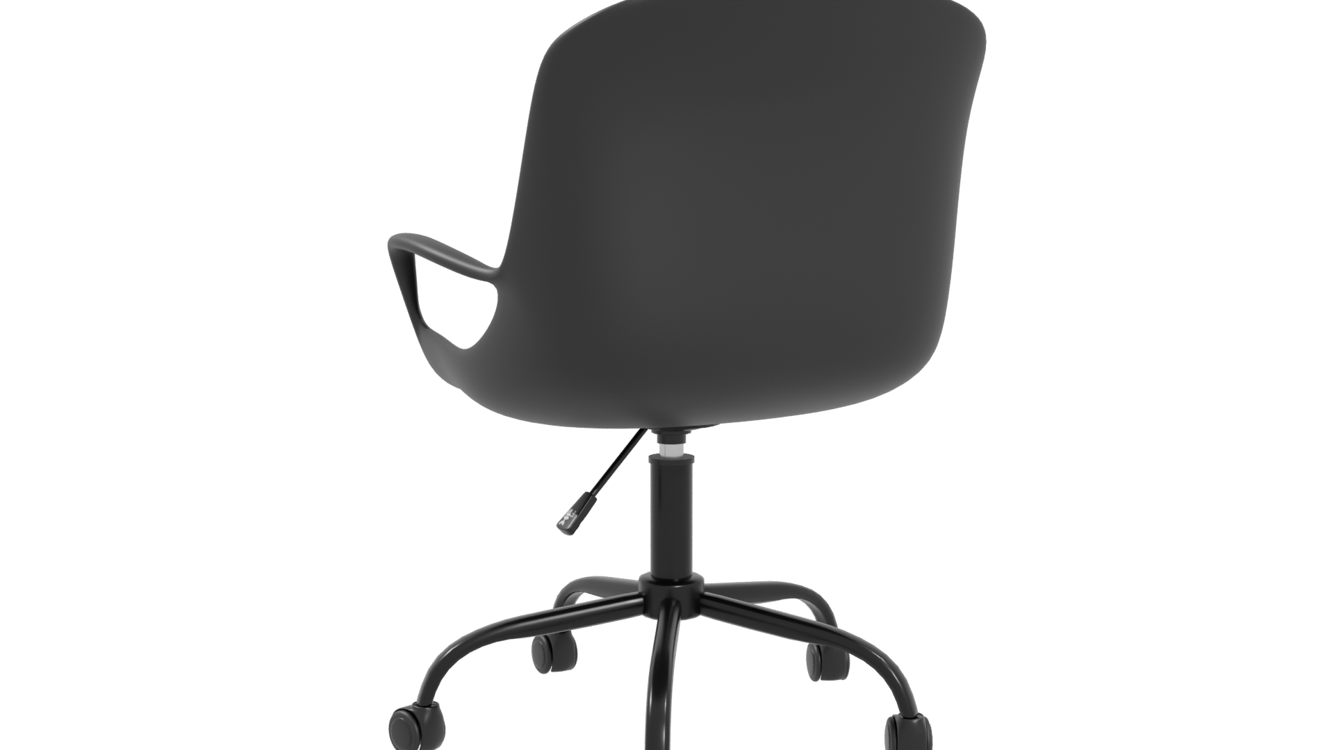 Sleek Modern Swivel Office Chair 3D Model - Professional 3D Model Render 4