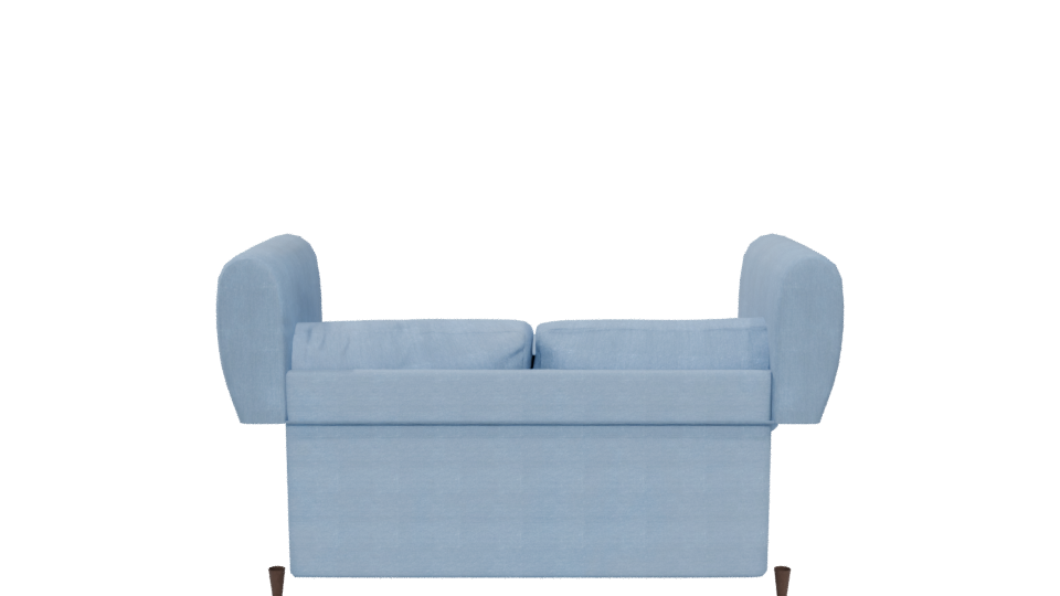 Stylish Blue Sofa 3D Model - Professional 3D Model Render 5
