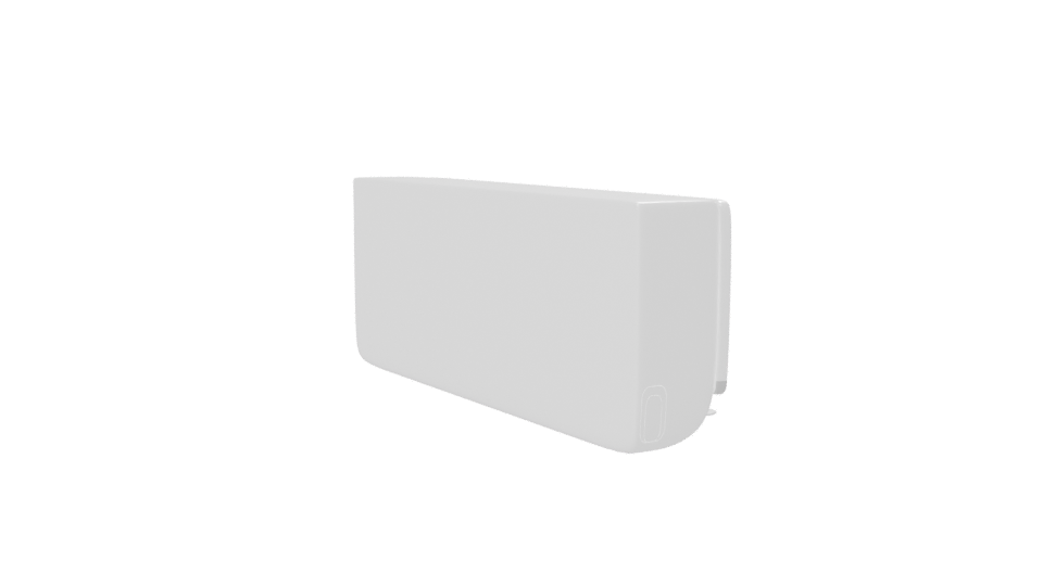 Sleek Modern Wall-Mounted Air Conditioner 3D Model - Professional 3D Model Render 7